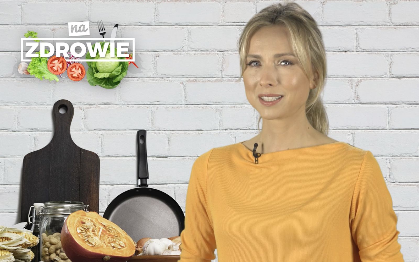Na zdrowie — prowadząca w studiu