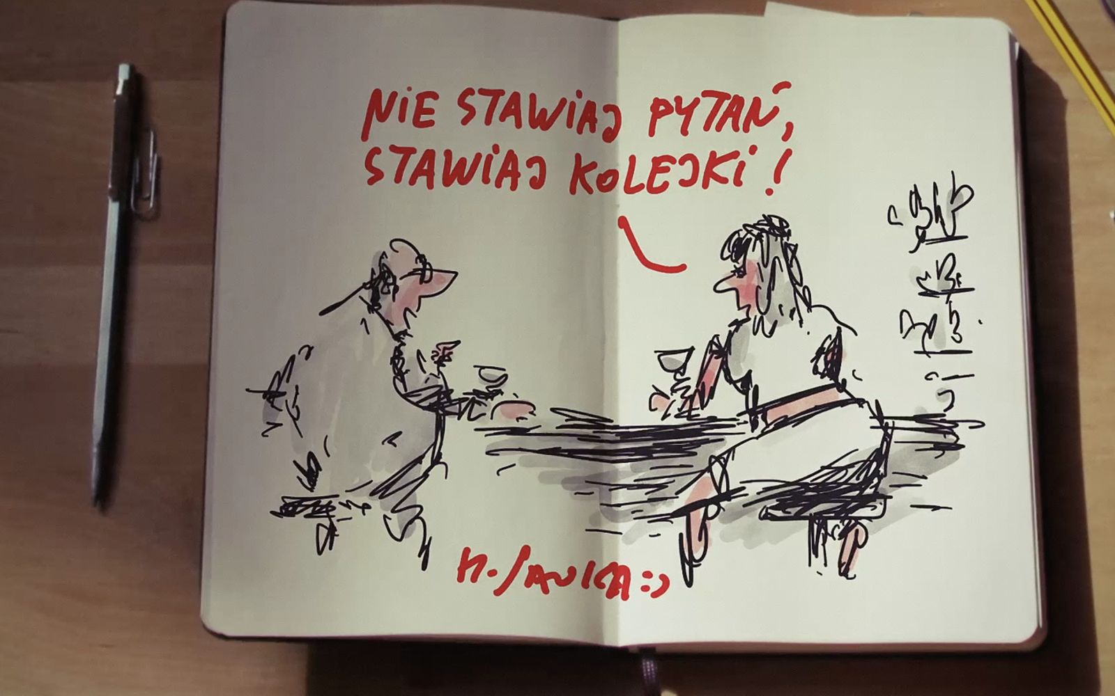 Blok rysunkowy Henryka Sawki